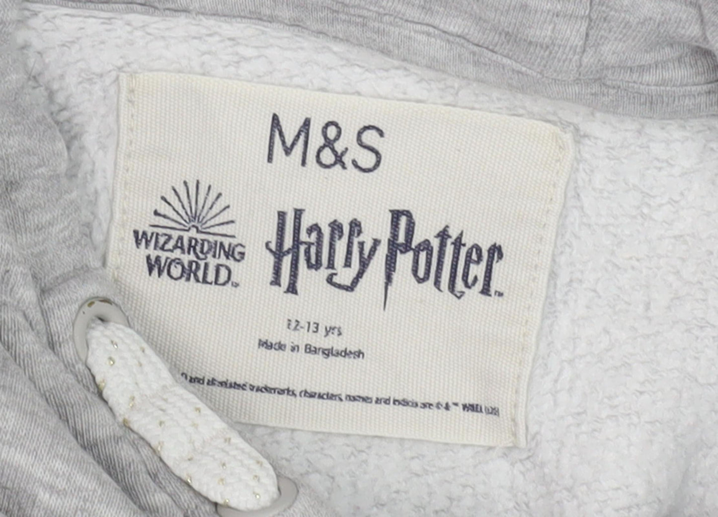 Womens UK Size 12 Marks and Spencer Grey Pullover Hoodie