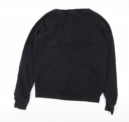 Nike Women's Black Logo Pullover Sweatshirt S