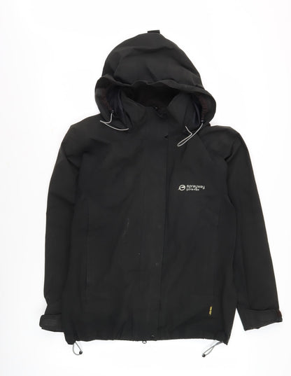 Womens UK Size 12 Sprayway Black Rain Coat