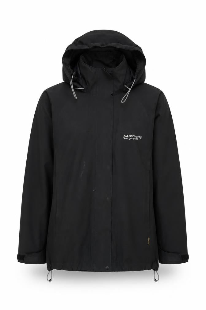 Womens UK Size 12 Sprayway Black Rain Coat