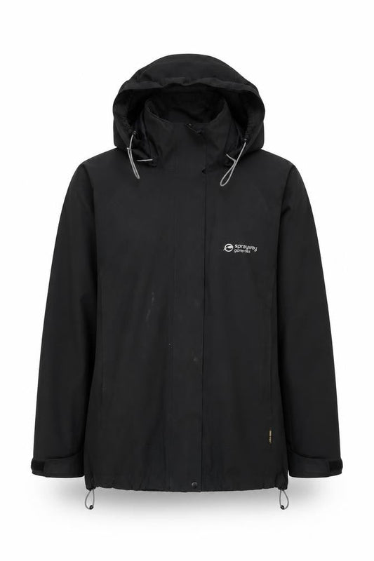 Womens UK Size 12 Sprayway Black Rain Coat