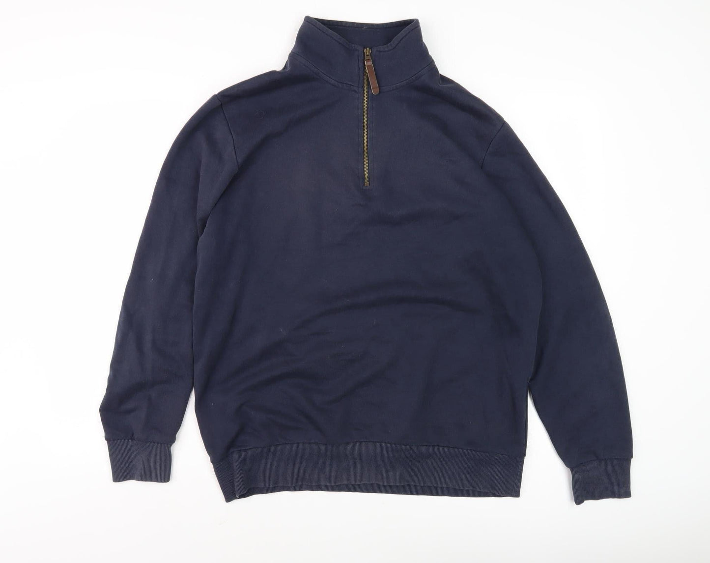 Mens UK Size M Mountain Warehouse Blue 1/4 Zip Sweatshirt