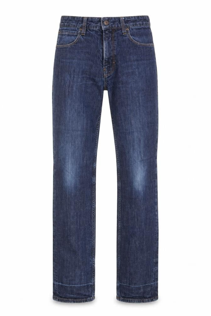 Mens UK Size 30/34 HUGO BOSS Regular Fit Straight Blue Jeans