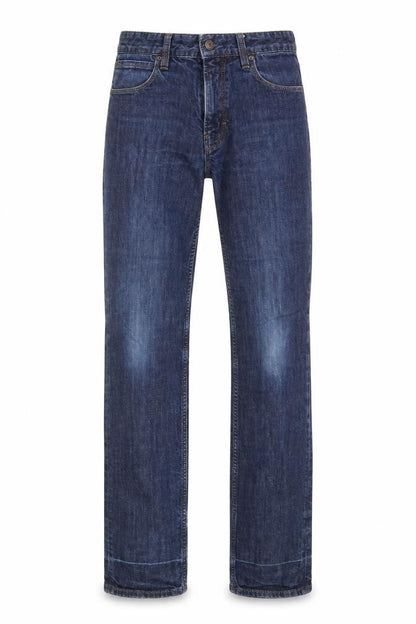Mens UK Size 30/34 HUGO BOSS Regular Fit Straight Blue Jeans