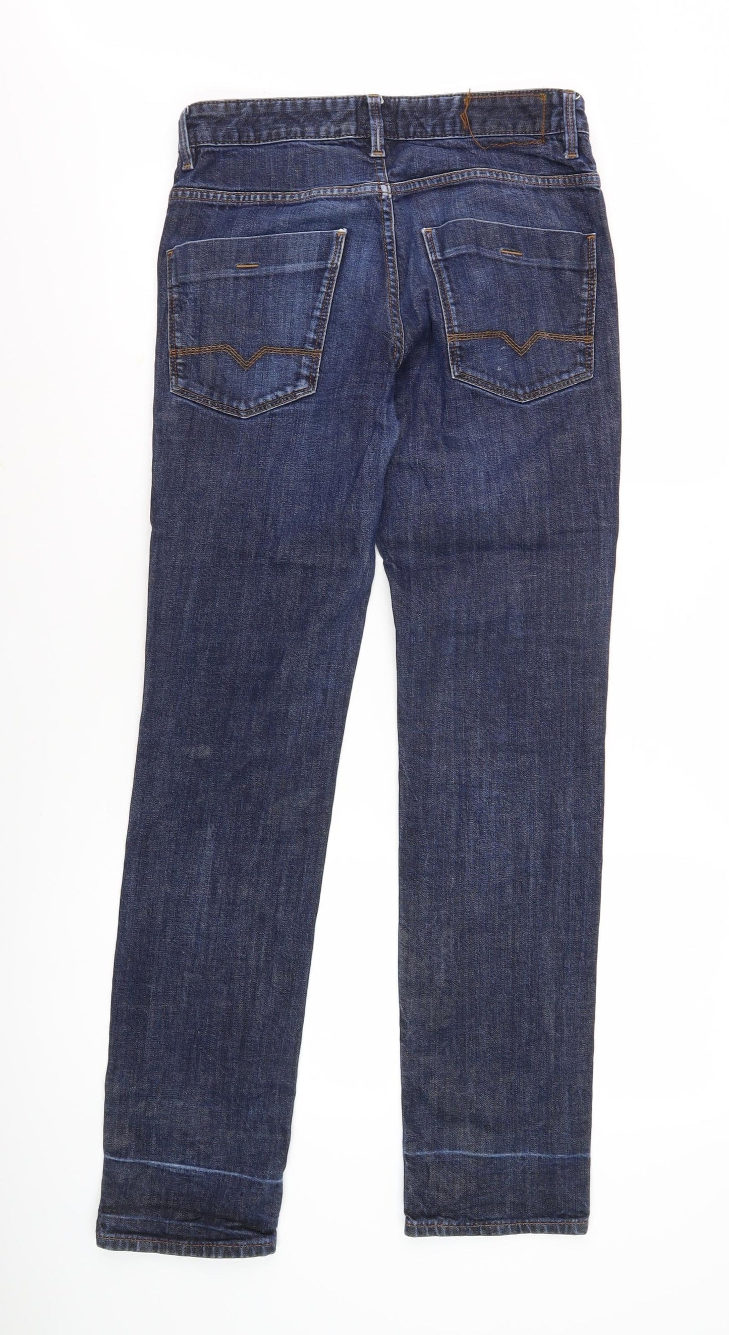 Hugo Boss Men's Straight Blue Jeans, Size 30/34