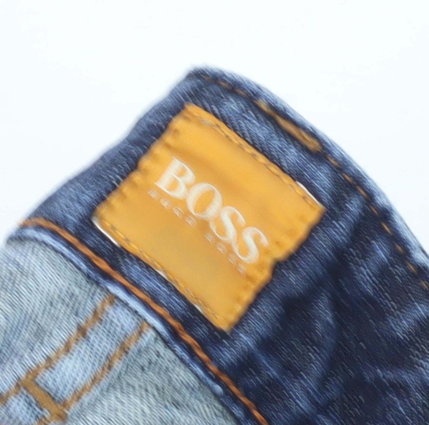 Hugo Boss Men's Straight Blue Jeans, Size 30/34