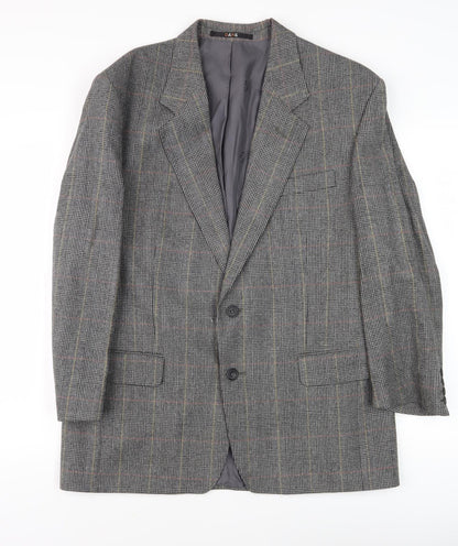 Mens UK Size 42 DAKS Regular Grey Suit Jacket