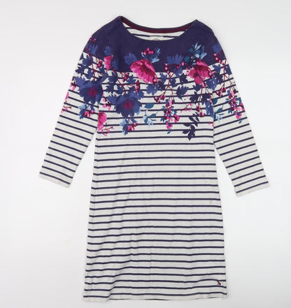Joules Women’s Multicoloured Striped Floral Dress