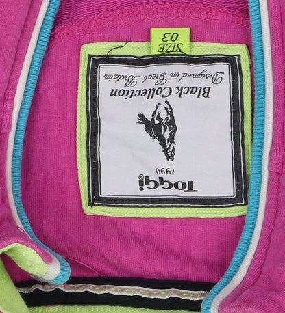 Toggi Women's Pink Henley Sweatshirt Size 8