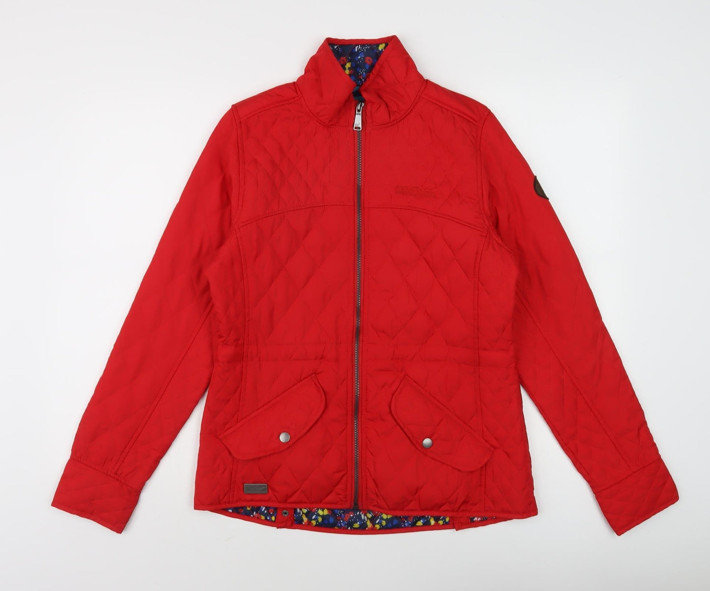 Womens UK Size 10 Regatta Red Quilted Coat