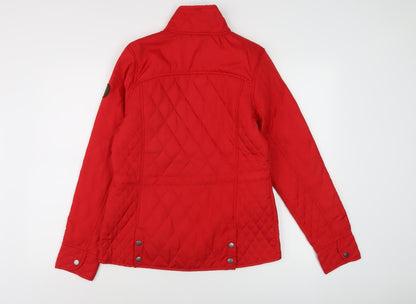 Womens UK Size 10 Regatta Red Quilted Coat