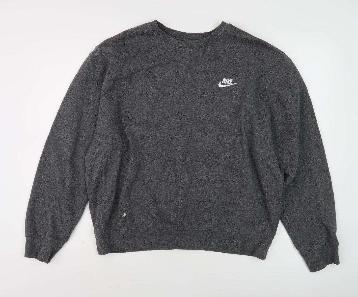 Mens UK Size M Nike Grey Pullover Sweatshirt