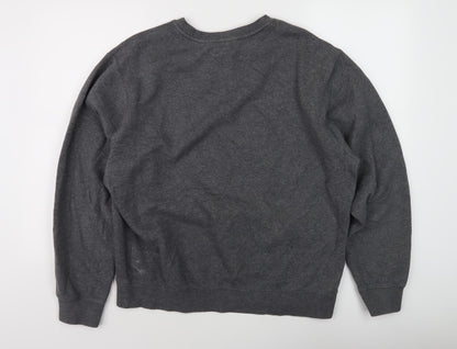Mens UK Size M Nike Grey Pullover Sweatshirt