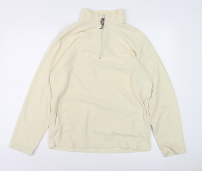 Trespass Ivory Fleece Zip Sweatshirt S Unisex