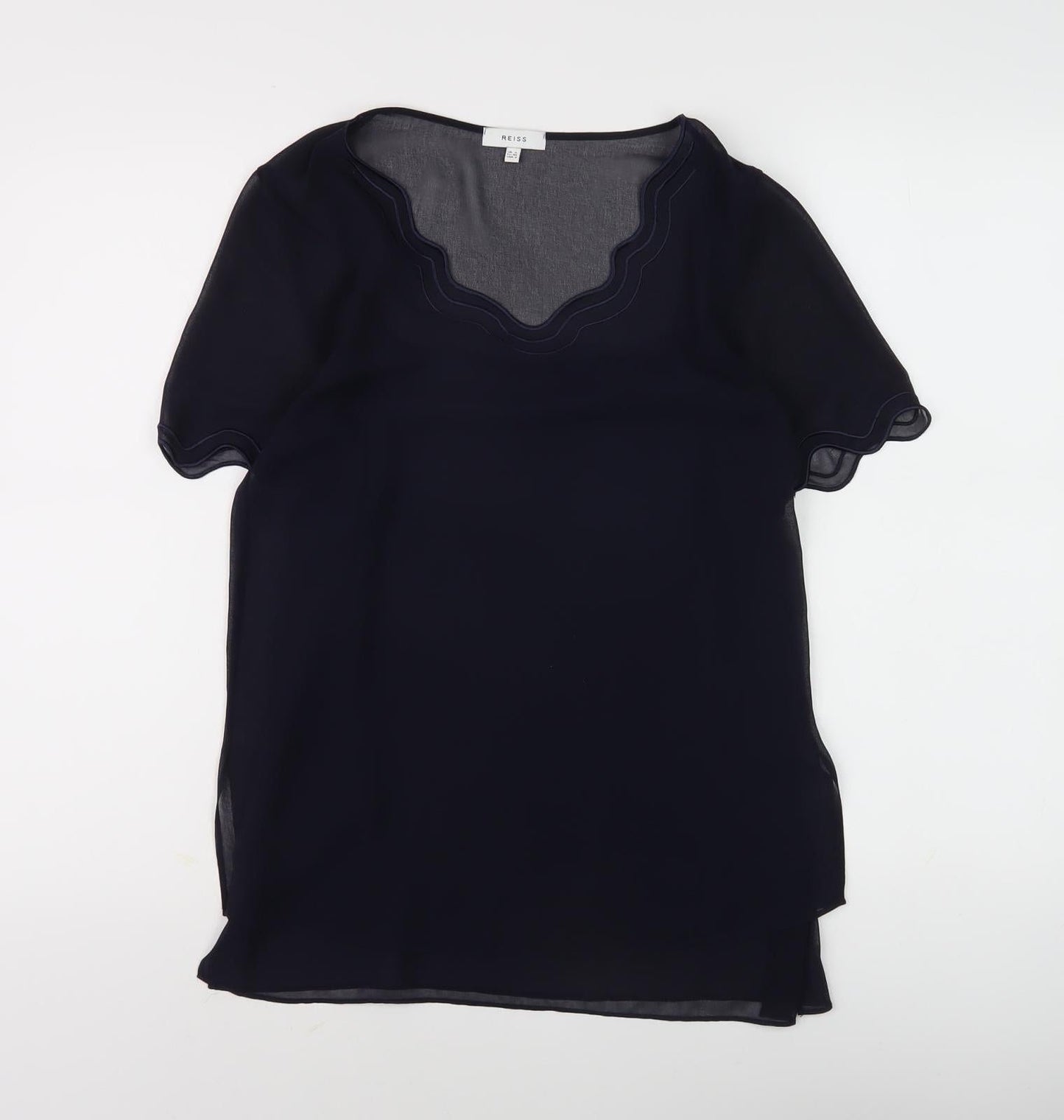 Womens UK Size 6 Reiss Black  Blouse