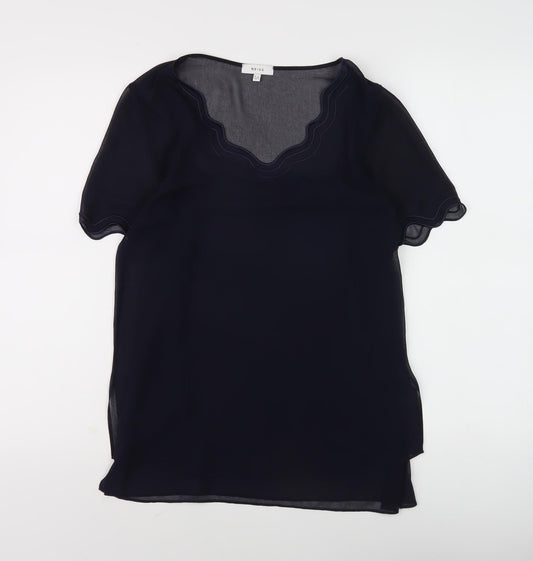 Womens UK Size 6 Reiss Black  Blouse