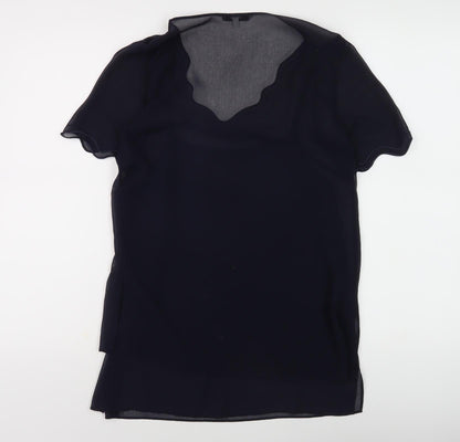 Womens UK Size 6 Reiss Black  Blouse