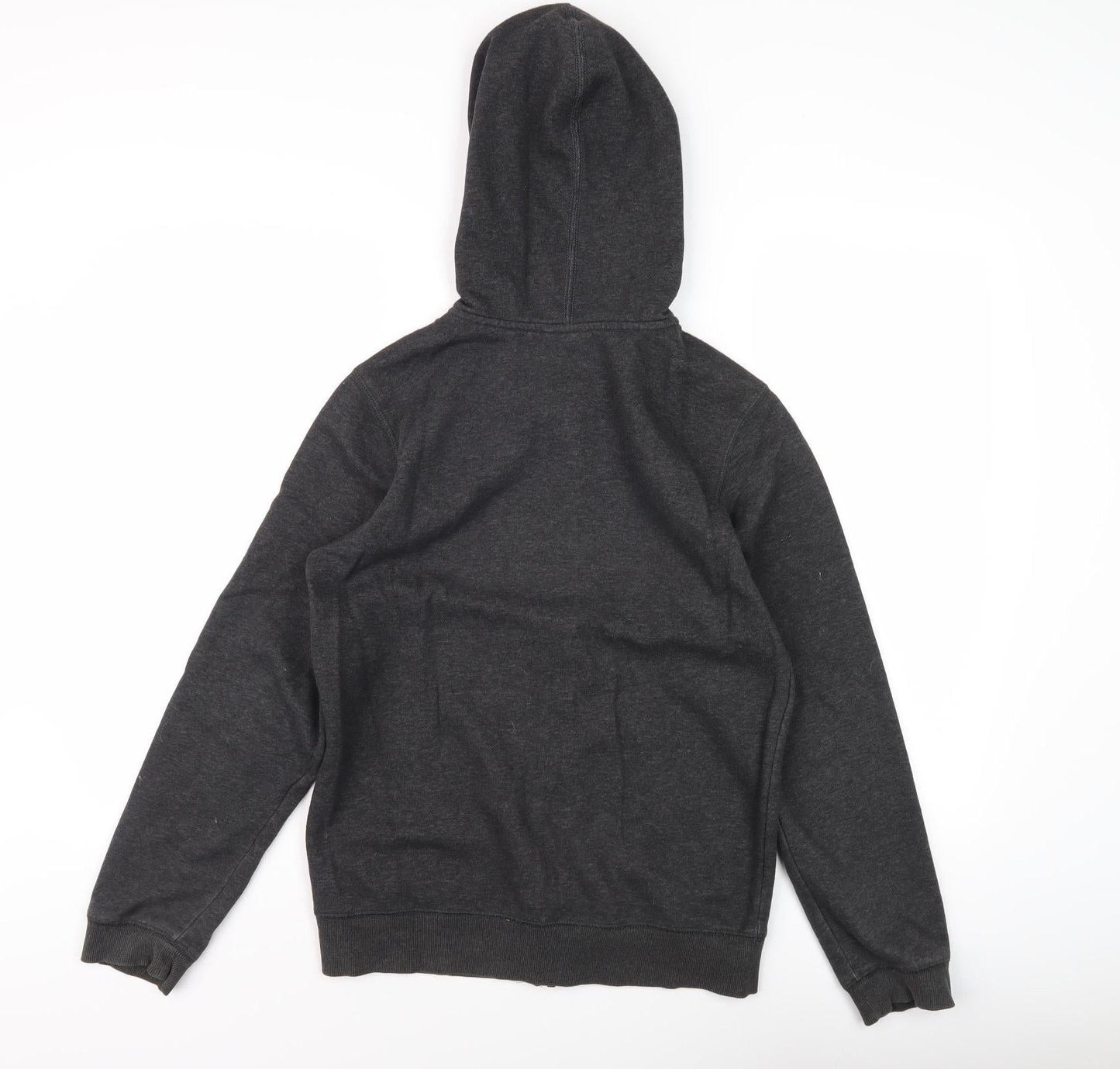 Puma Boys Black Full Zip Hoodie Size 14 Graphic Print