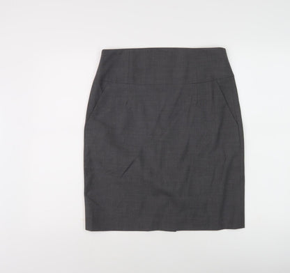 Banana Republic Women's Grey Pencil Skirt Size 10