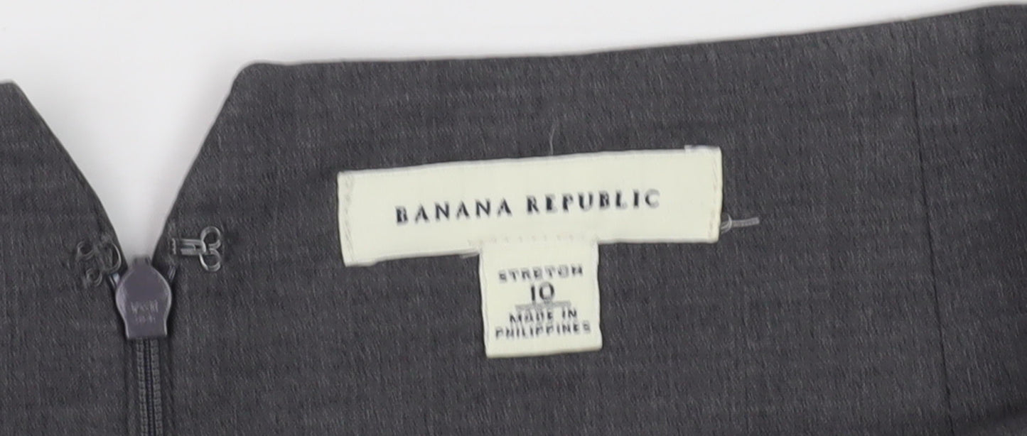 Banana Republic Women's Grey Pencil Skirt Size 10