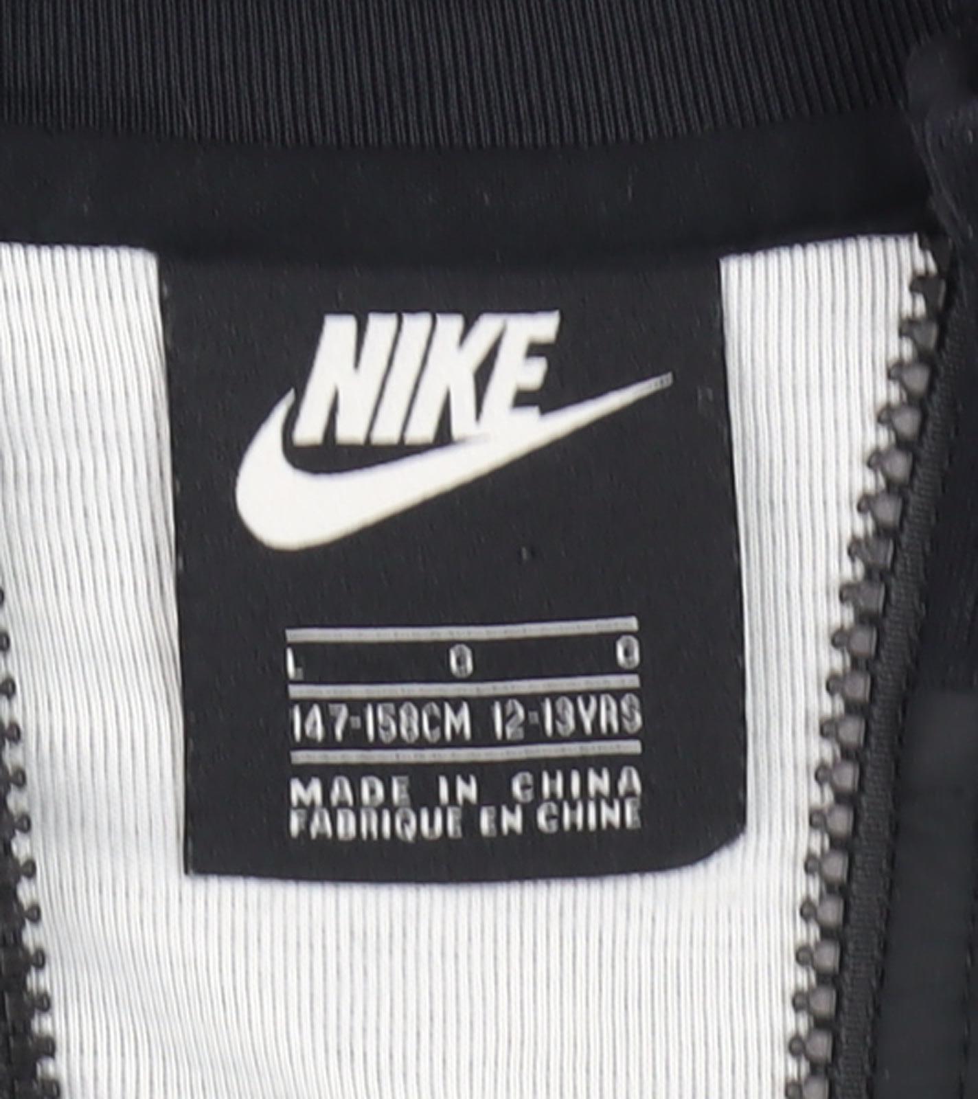 Nike Boys Black Full Zip Hoodie - Size 12-13 Years