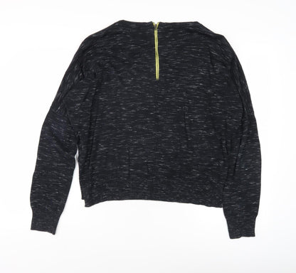 Billabong Women's Black Full Zip Jumper, Size M