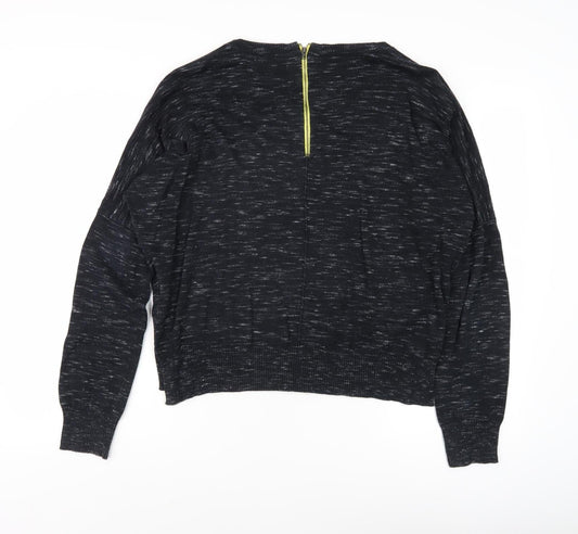 Billabong Women's Black Full Zip Jumper, Size M