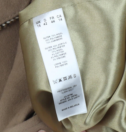 Womens UK Size 16 Eastex Beige