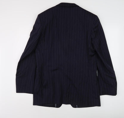 Mens UK Size 40 Ben Sherman Regular Blue Suit Jacket