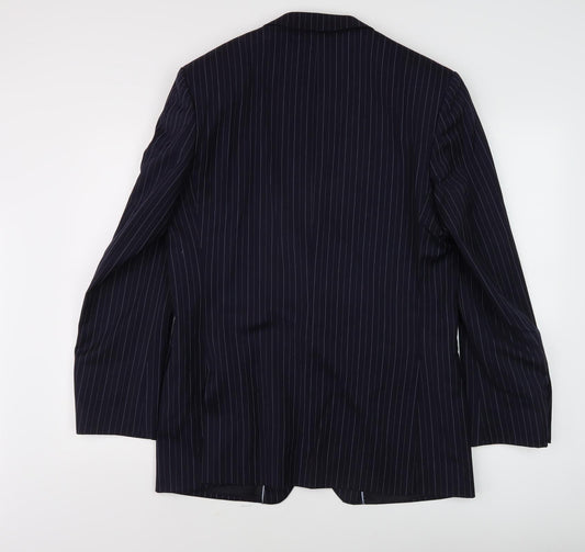 Mens UK Size 40 Ben Sherman Regular Blue Suit Jacket