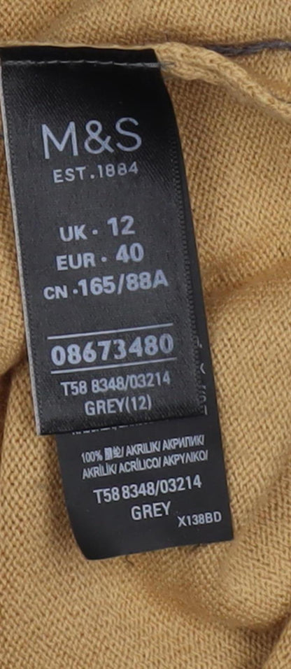Womens UK Size 12 Marks and Spencer Multicoloured Pullover Jumper