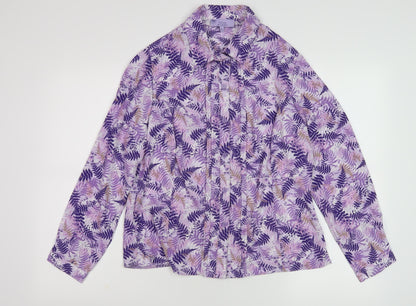 Womens UK Size 12 Honor Millburn Multicoloured  Button-Up