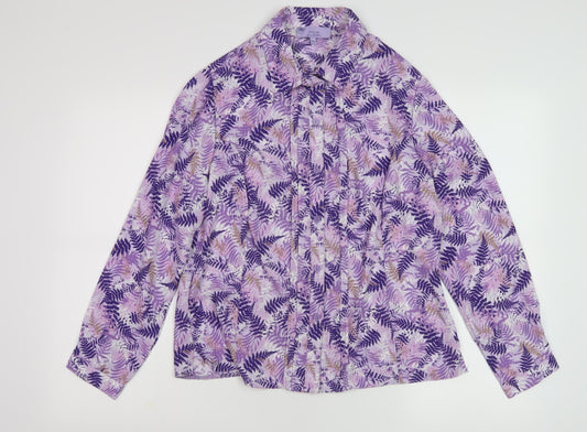 Womens UK Size 12 Honor Millburn Multicoloured  Button-Up