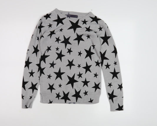 Womens UK Size 6 Marks and Spencer Grey  Jumper