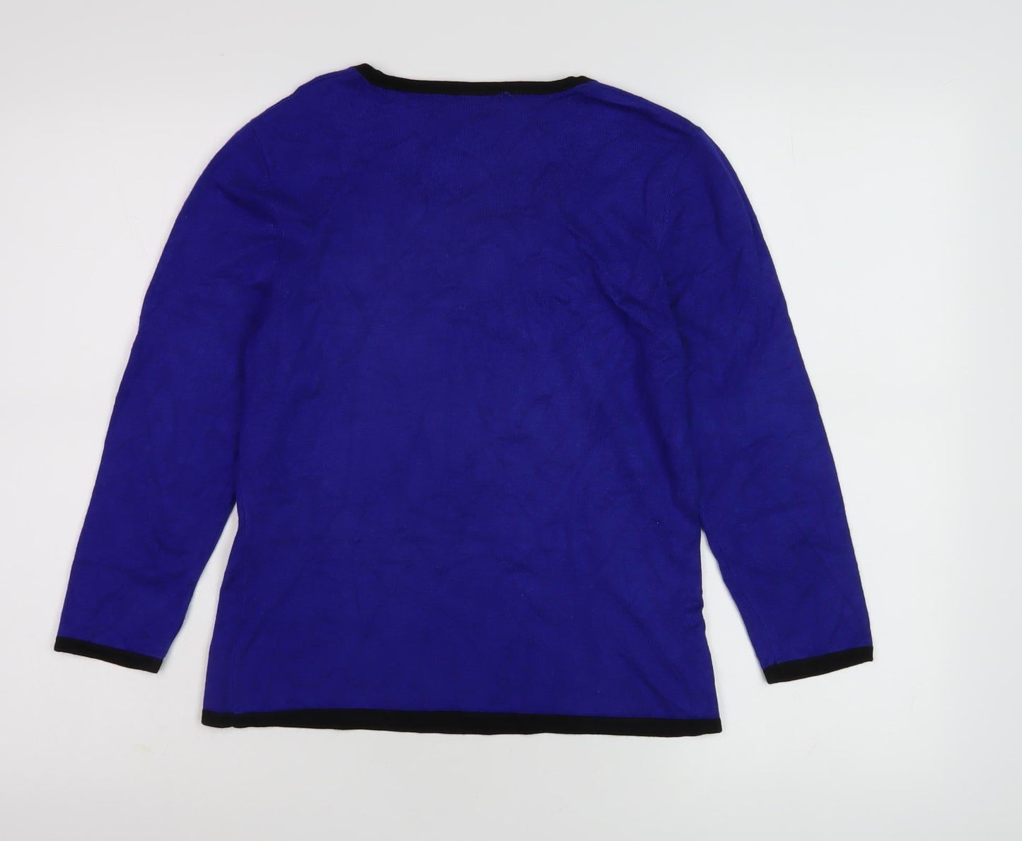 Womens UK Size S Precis Blue Pullover Jumper