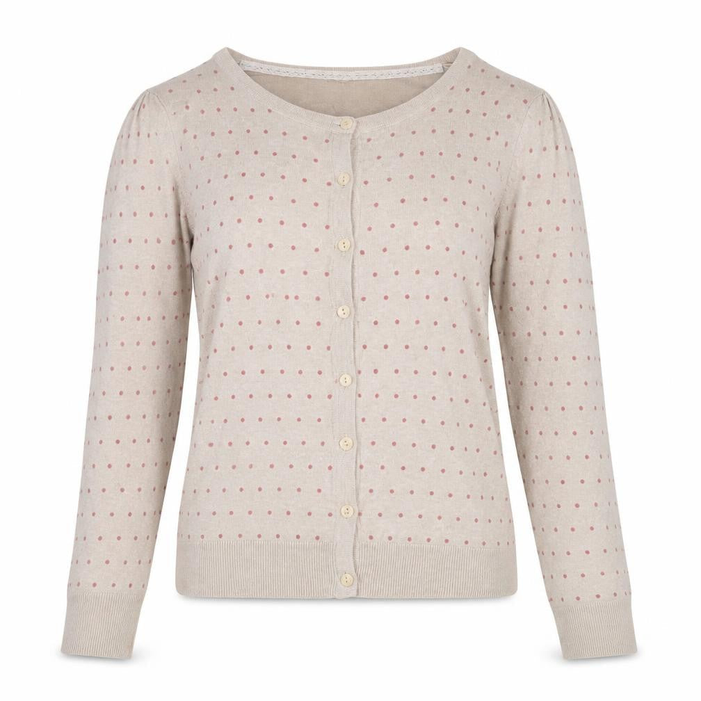 Womens UK Size 14 Dunnes Stores Beige Cardigan Jumper