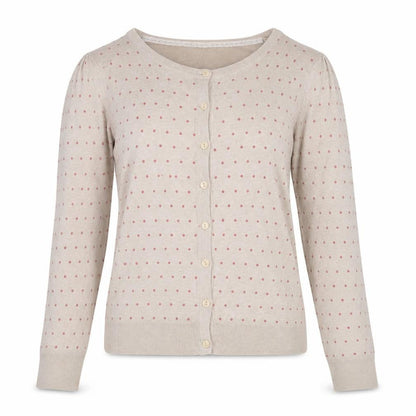Womens UK Size 14 Dunnes Stores Beige Cardigan Jumper