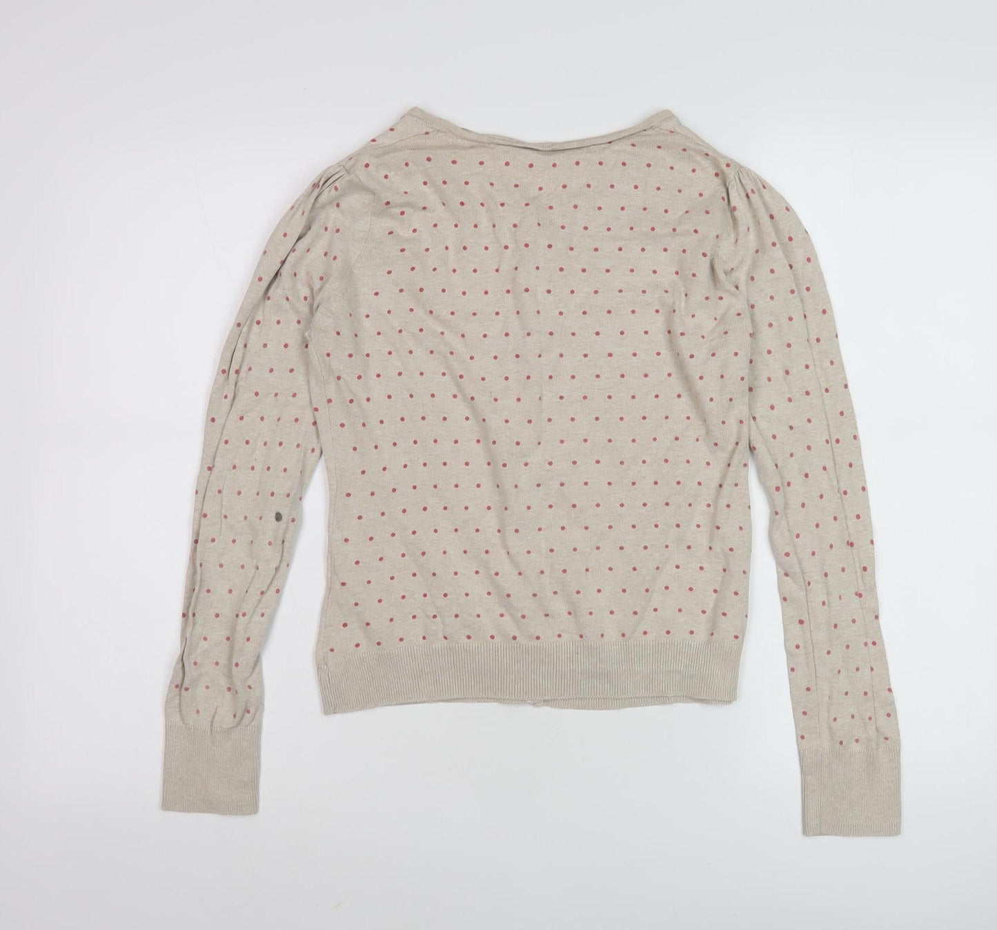 Womens UK Size 14 Dunnes Stores Beige Cardigan Jumper