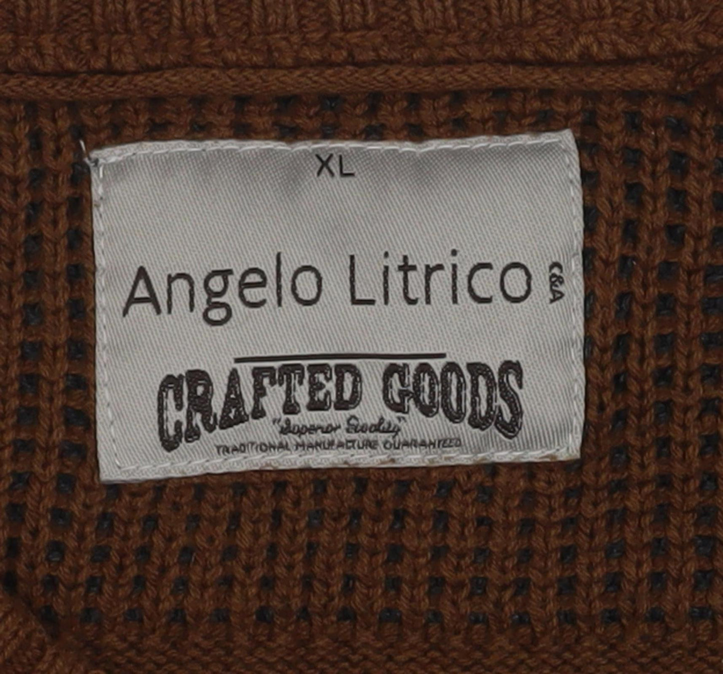 Angelo Litrico Men's Brown XL Pullover Jumper