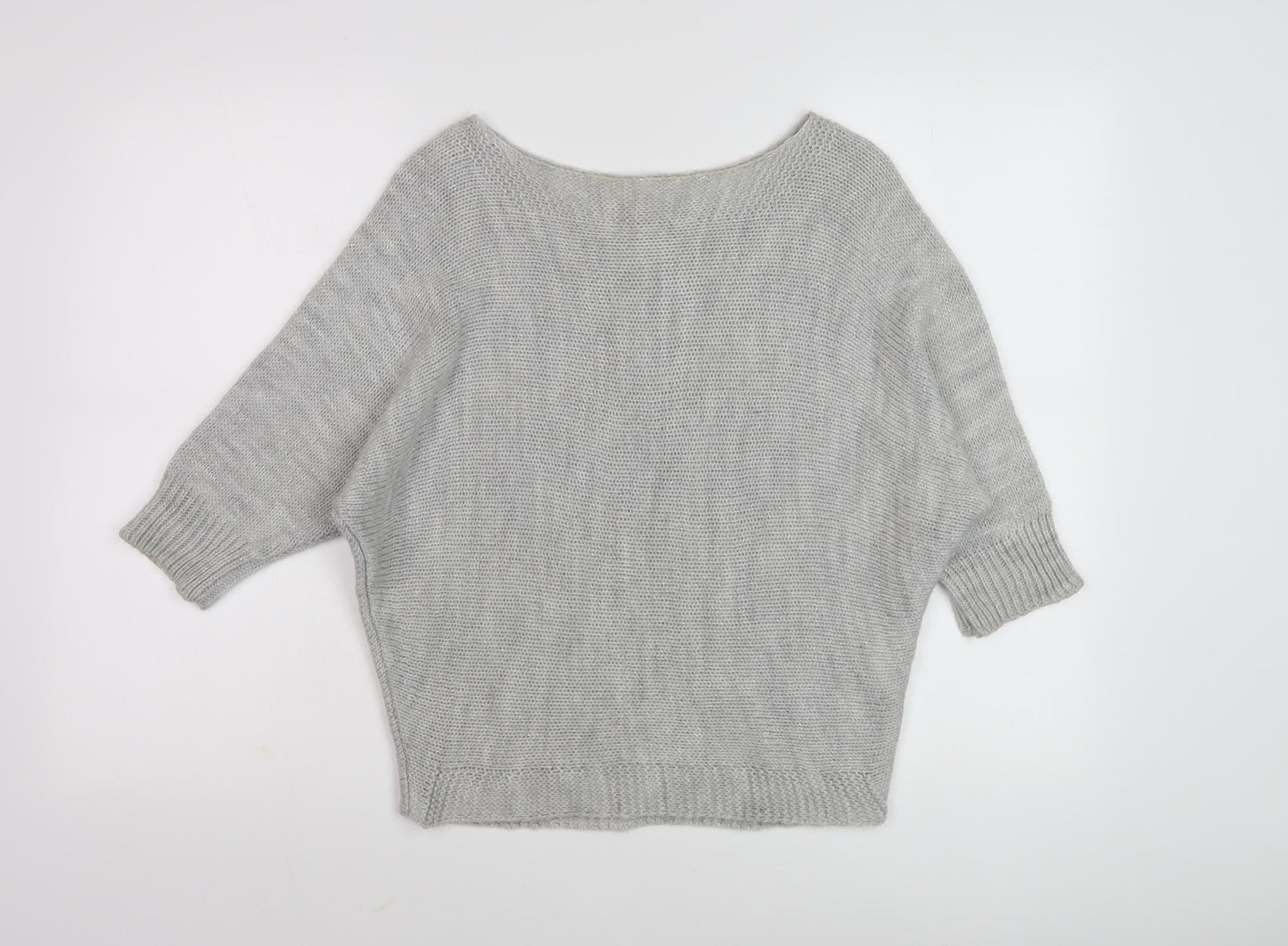 Womens UK Size S/M Amanti Grey Pullover Jumper