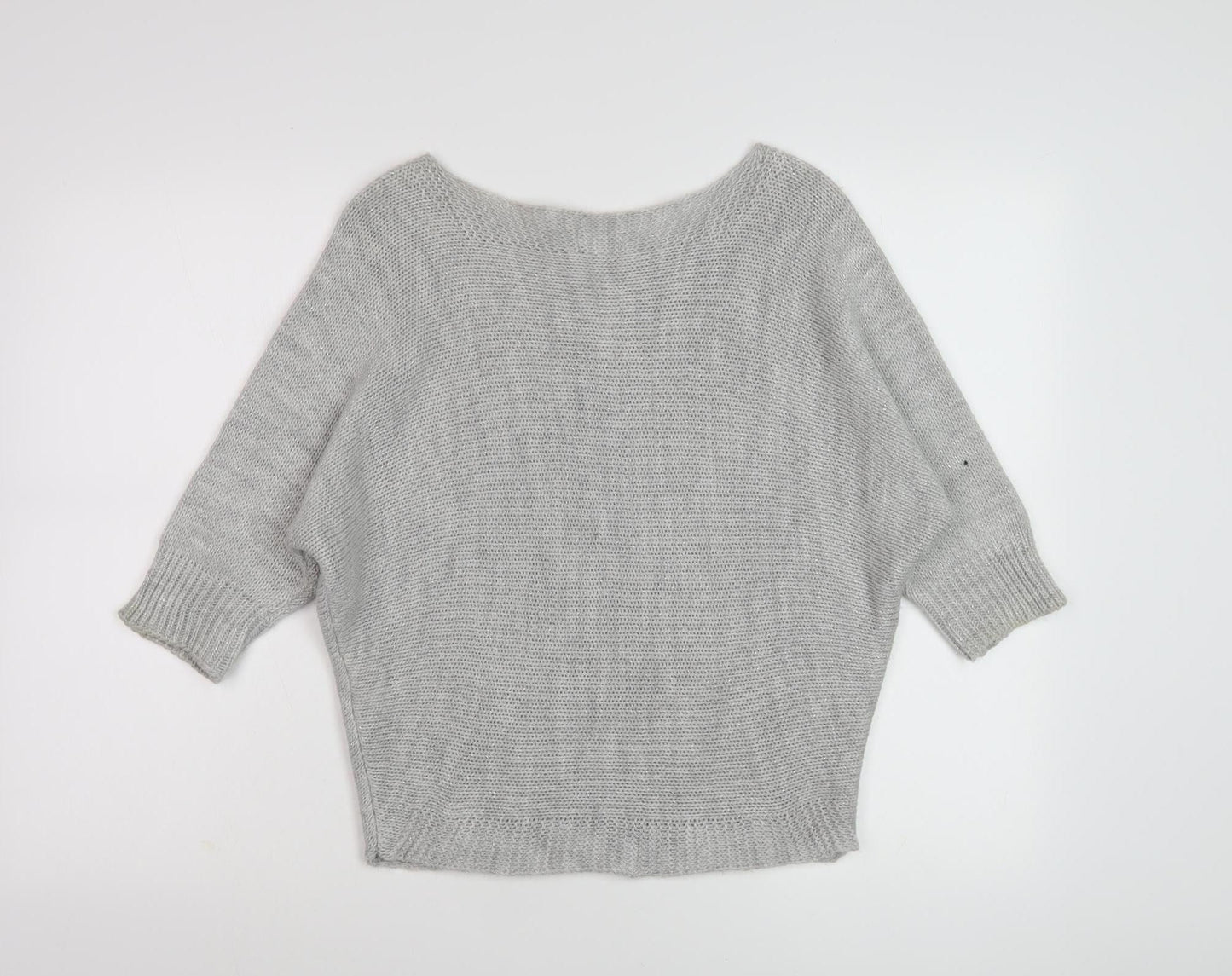 Womens UK Size S/M Amanti Grey Pullover Jumper