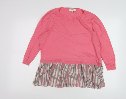 Womens UK Size 12 NEXT Pink  Jumper