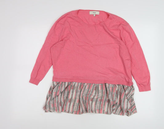 Womens UK Size 12 NEXT Pink  Jumper