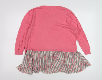 Womens UK Size 12 NEXT Pink  Jumper