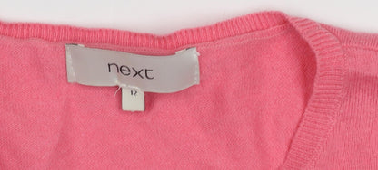 Womens UK Size 12 NEXT Pink  Jumper