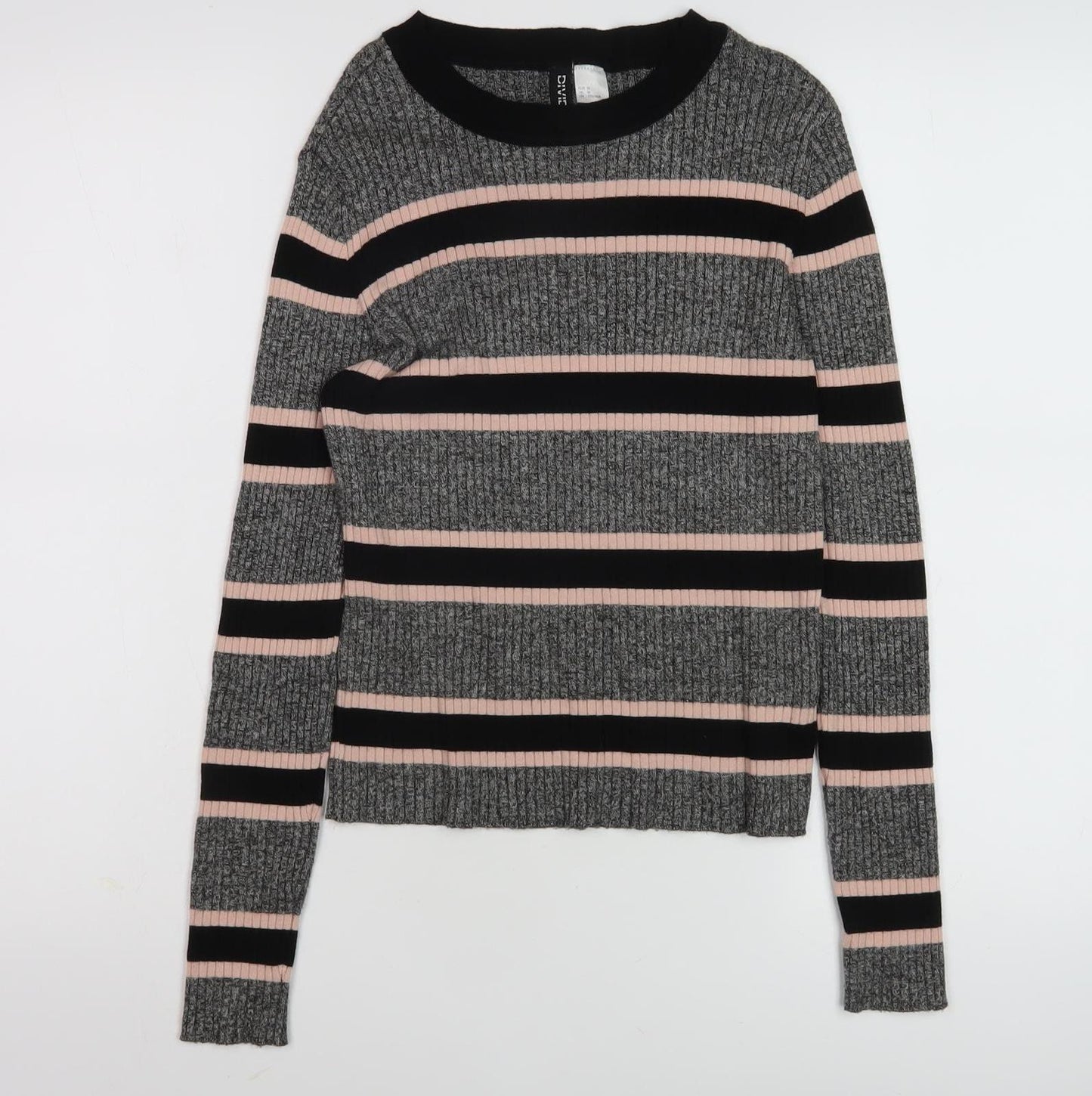 Womens UK Size M H&M Multicoloured Pullover Jumper
