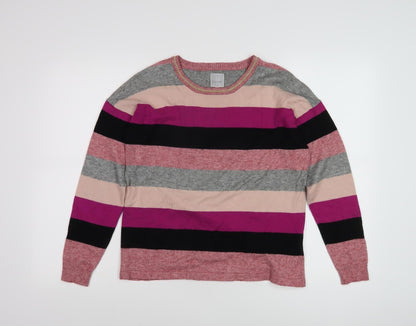 Womens UK Size XS CULTURE Multicoloured Pullover Jumper