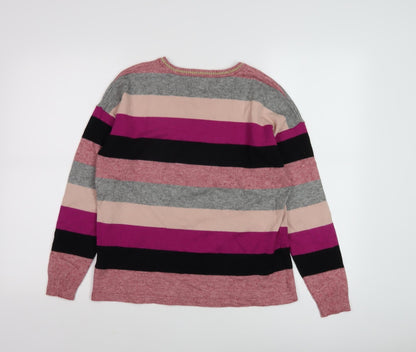 Womens UK Size XS CULTURE Multicoloured Pullover Jumper