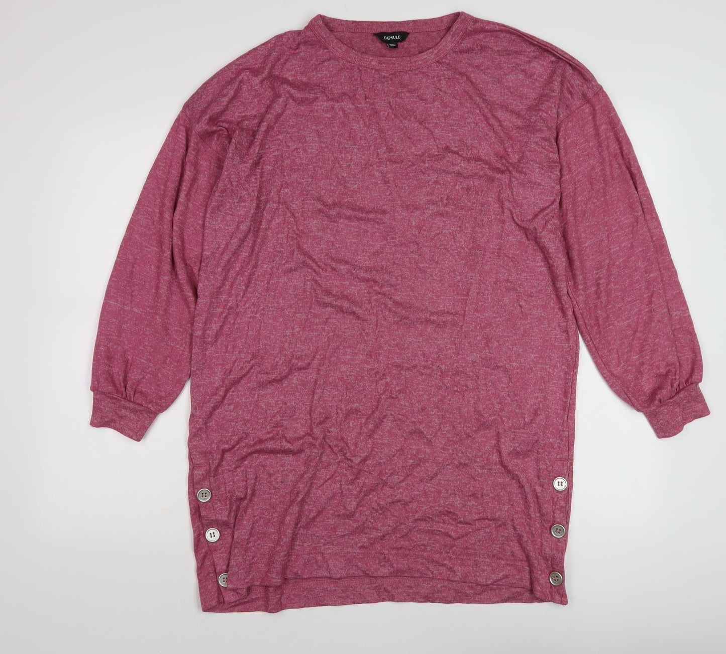 Womens UK Size L Capsule Pink Pullover Jumper