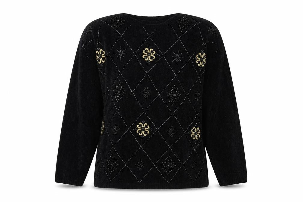 Womens UK Size L Jumper Black  Jumper